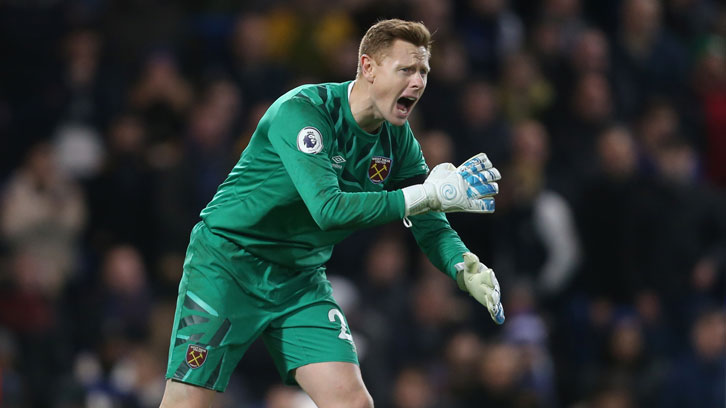 David Martin made six saves on his winning West Ham United debut