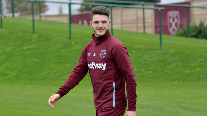 Declan Rice has captained West Ham United in their last six Premier League matches