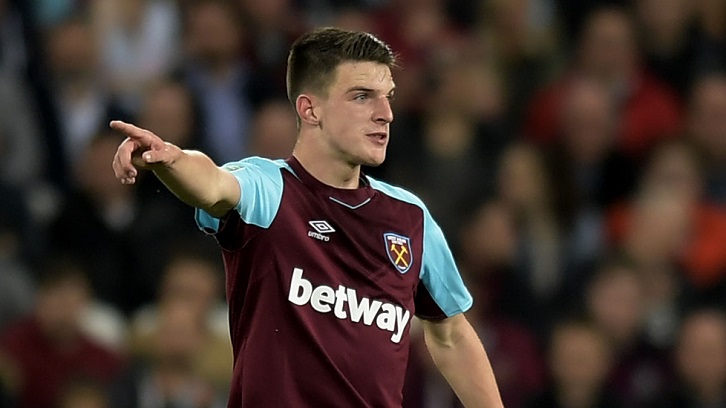 Declan Rice has made six first-team opportunities this season