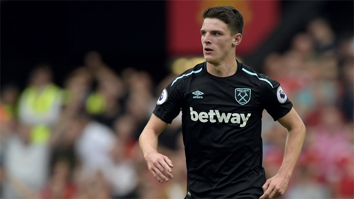 Declan Rice made his U21 international debut 