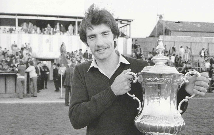Alan Devonshire returned to non-league Southall with the FA Cup in 1980