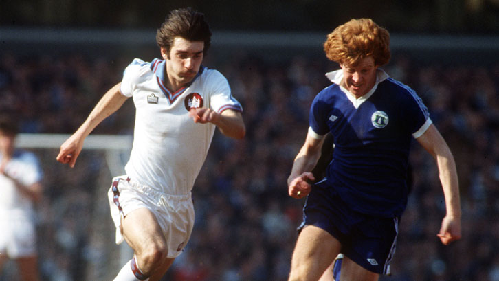 Alan Devonshire in action in the 1980 FA Cup semi-final