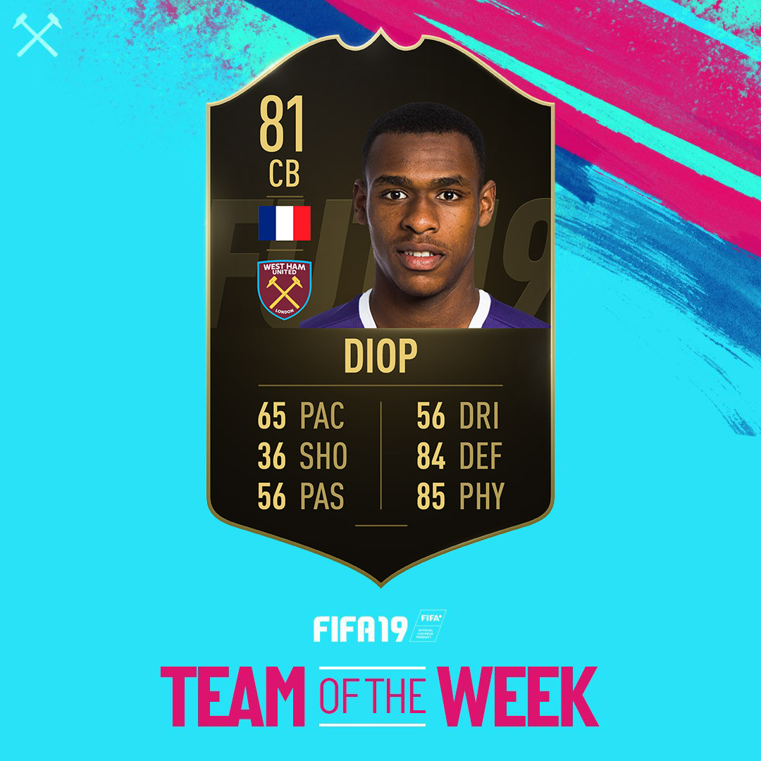 Issa Diop Team of the Week card