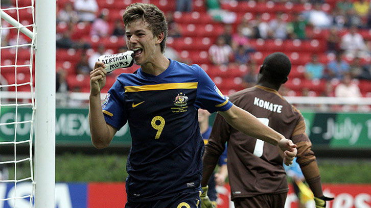 Dylan Tombides represented Australia at the FIFA U-17 World Cup finals