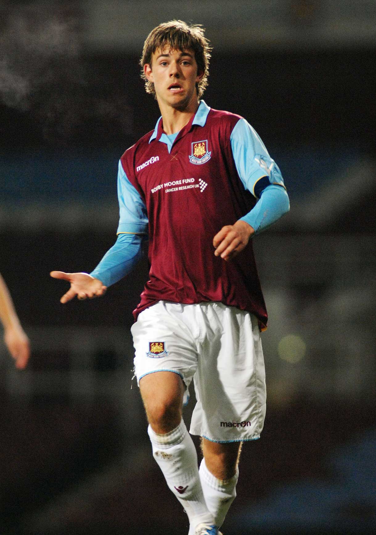 Dylan Tombides in action for the Hammers