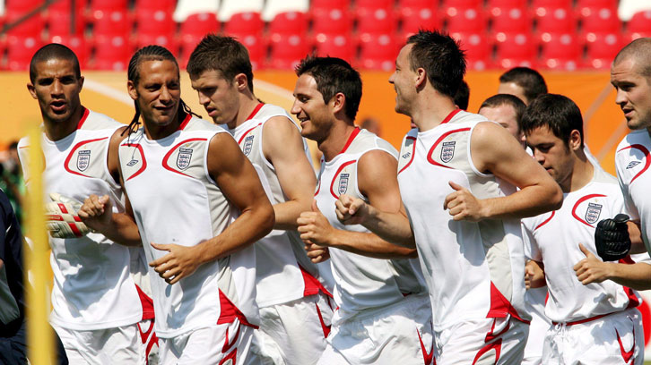 Rio Ferdinand, Michael Carrick, Frank Lampard and Joe Cole were all part of England's 2006 FIFA World Cup squad