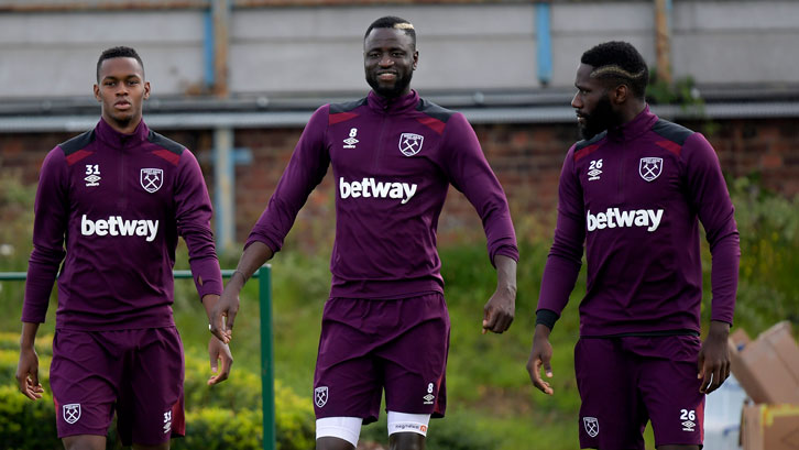 Edimilson Fernandes (left) and Arthur Masuaku (right) are set to return to the squad to face Southampton