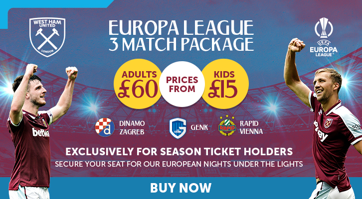 Europa League packages now on sale