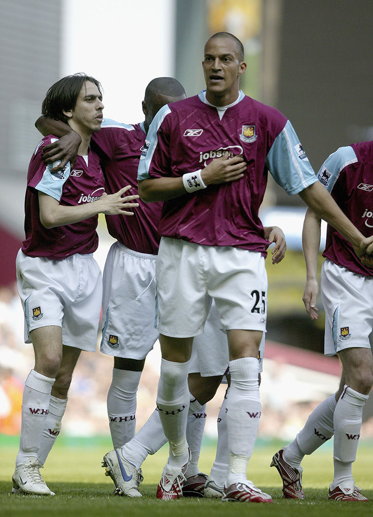 Bobby Zamora was West Ham United's match-winner against Everton in May 2007