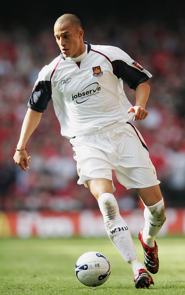 Bobby Zamora in action during the 2006 FA Cup final defeat by Liverpool