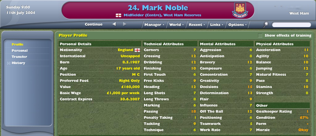 Noble FM 2005