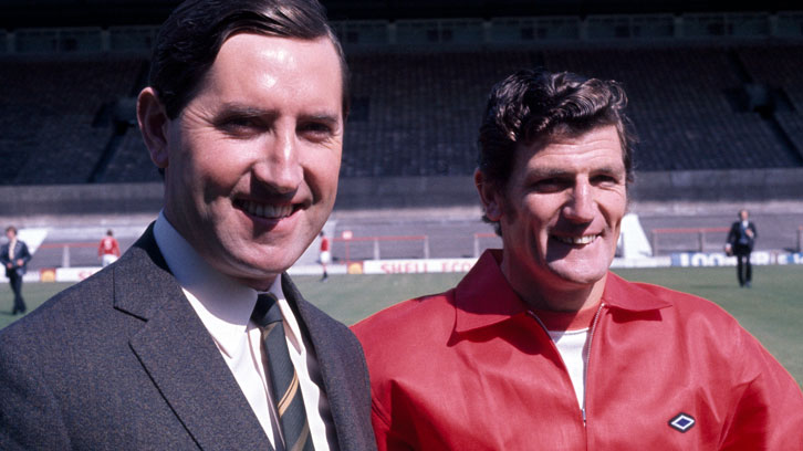 Malcolm Musgrove and Frank O'Farrell at Manchester United
