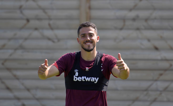 Pablo Fornals has returned to pre-season training at Rush Green