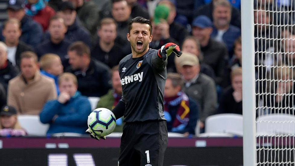 Lukasz Fabianski in action against Chelsea