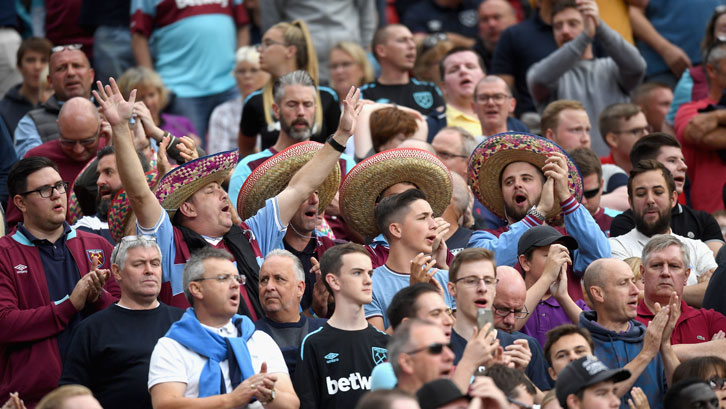 West Ham United supporters