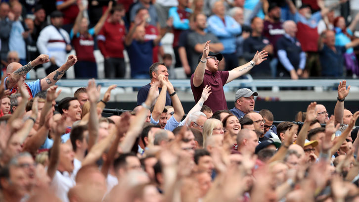 West Ham United supporters