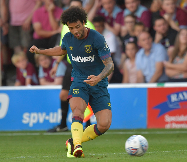 Felipe Anderson impressed captain Mark Noble on his West Ham United debut