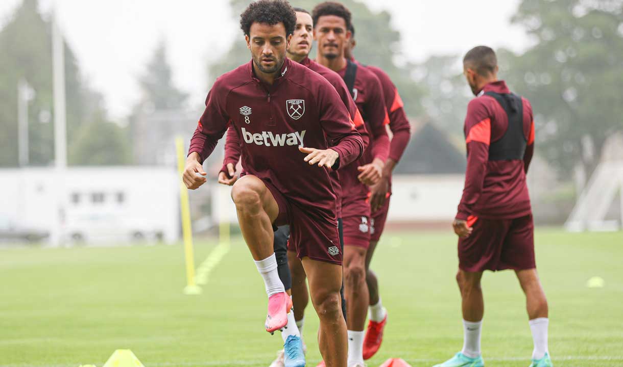 Felipe Anderson in training