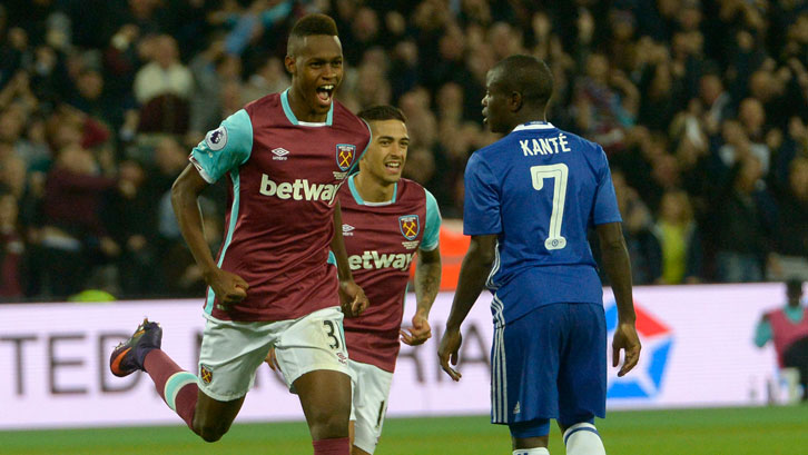 Edimilson Fernandes scored West Ham United's EFL Cup winner against Chelsea last season