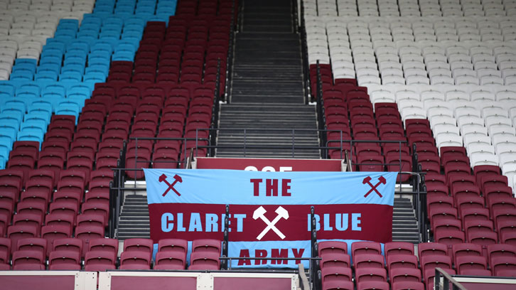 Claret and Blue Army flag