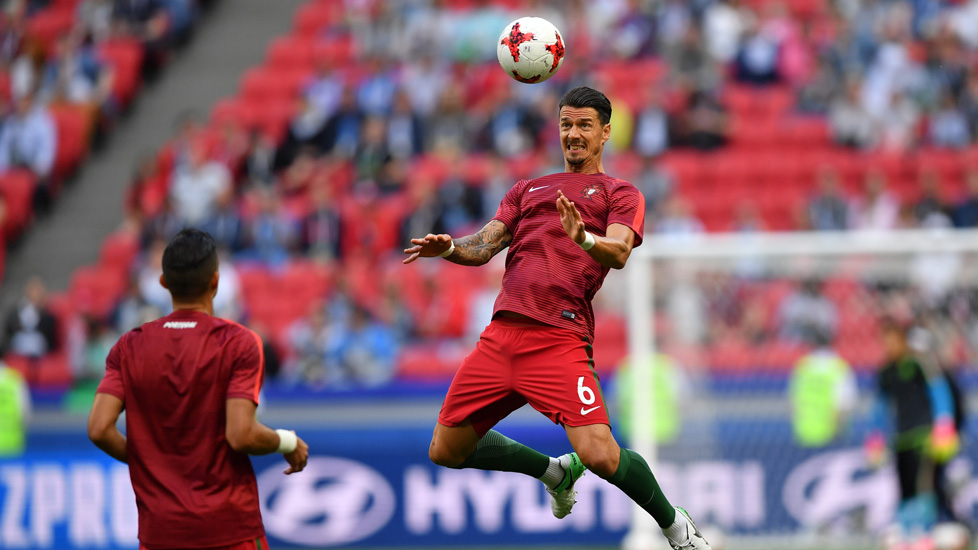 Jose Fonte features for Portugal against Mexico