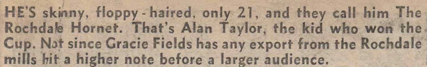 Alan Taylor cutting