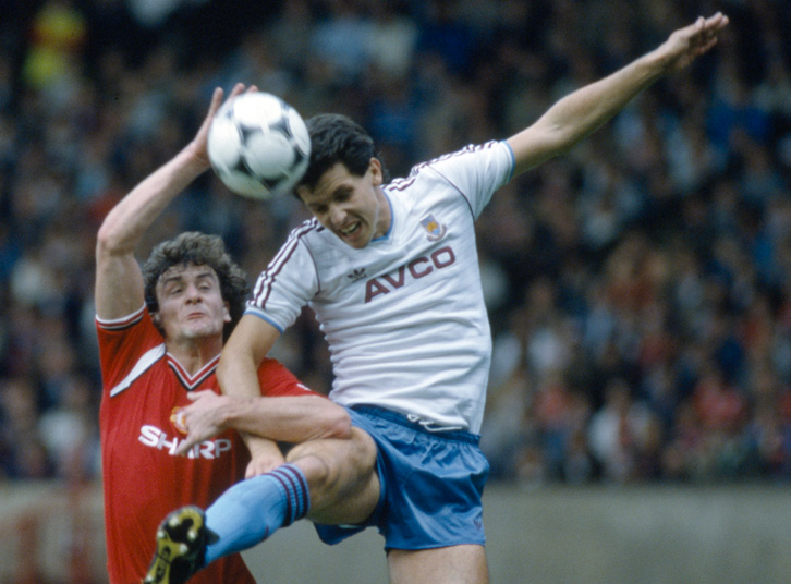 Tony Gale in action for West Ham