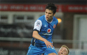 George Dobson made his second start in five days for Walsall