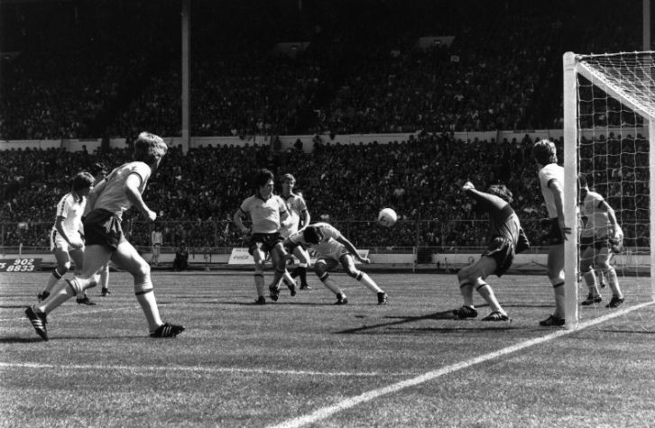 Trevor Brooking scores