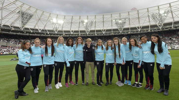 The Ladies team  at London Stadium