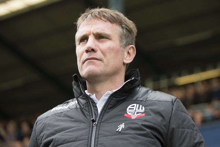 Bolton Wanderers manager Phil Parkinson