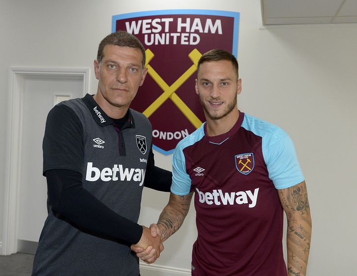 Slaven Bilic and Marko Arnautovic