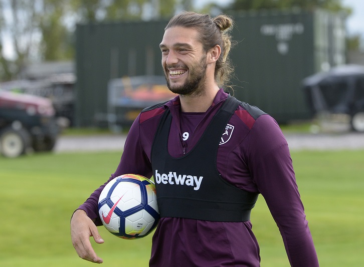 Andy Carroll is back in training with the first-team squad