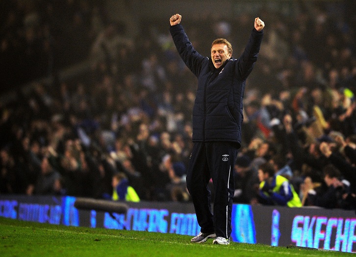 David Moyes led the Toffees to five top-six Premier League finishes