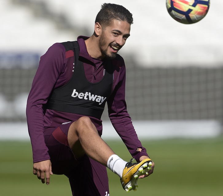 Manuel Lanzini has been working hard on his fitness during the international break