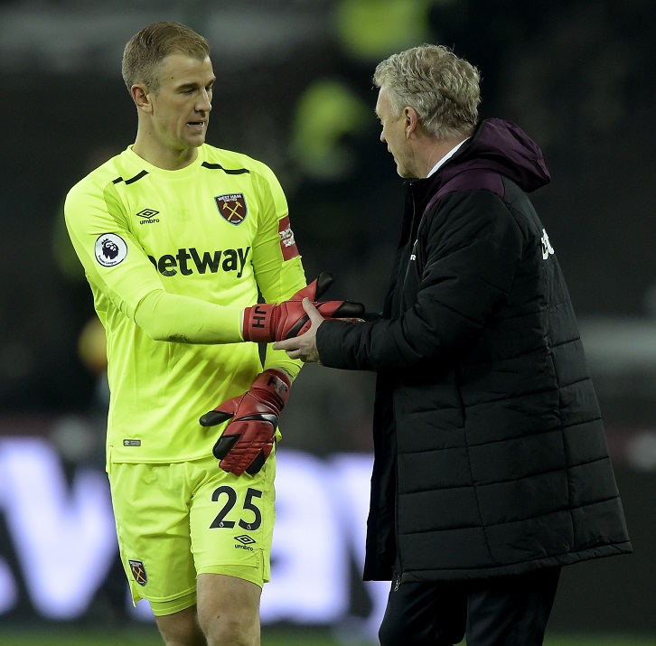 Joe Hart and David Moyes