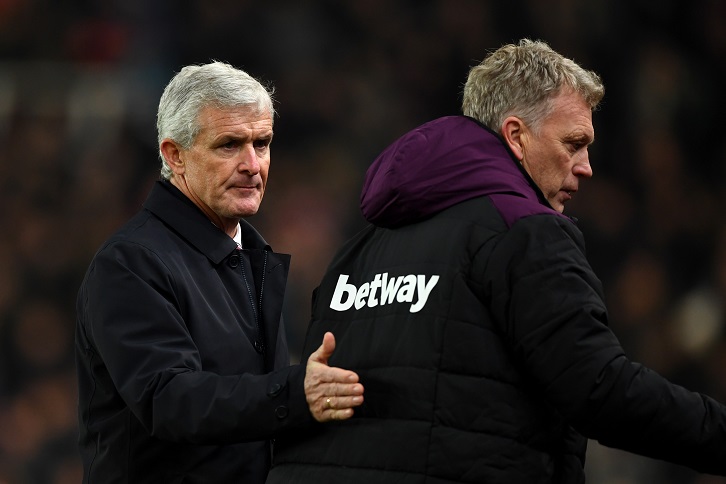 David Moyes and Mark Hughes