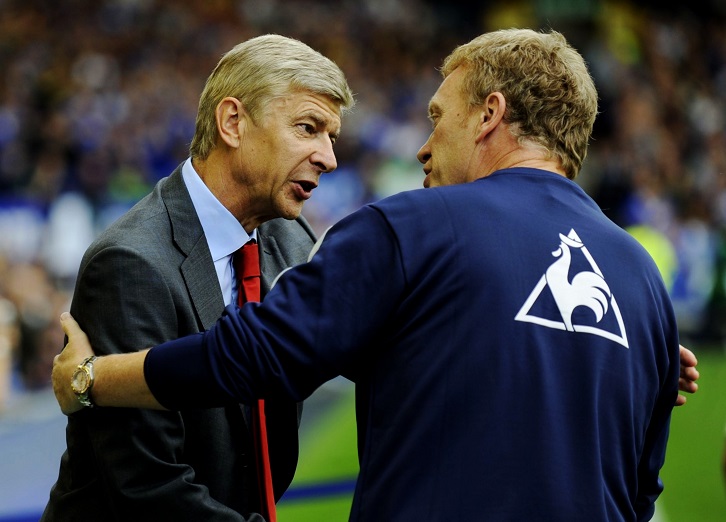 Arsene Wenger and David Moyes