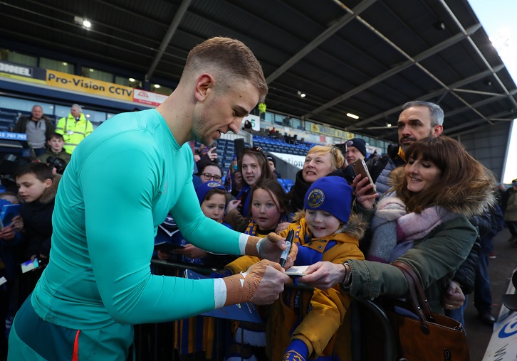 Joe Hart meets Shrewsbury Town supporters