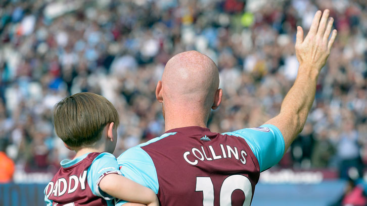 James Collins departs