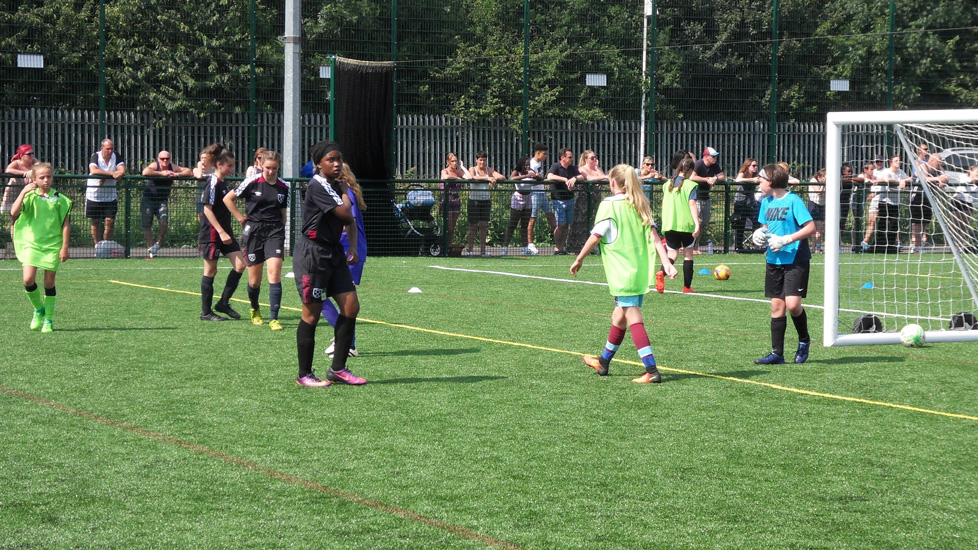 The West Ham girls' trials attracted record numbers