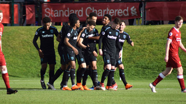 The Hammers celebrate their early opener