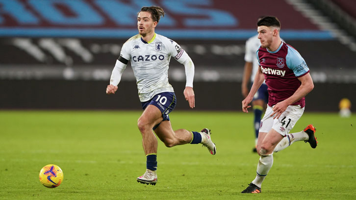 Jack Grealish and Declan Rice