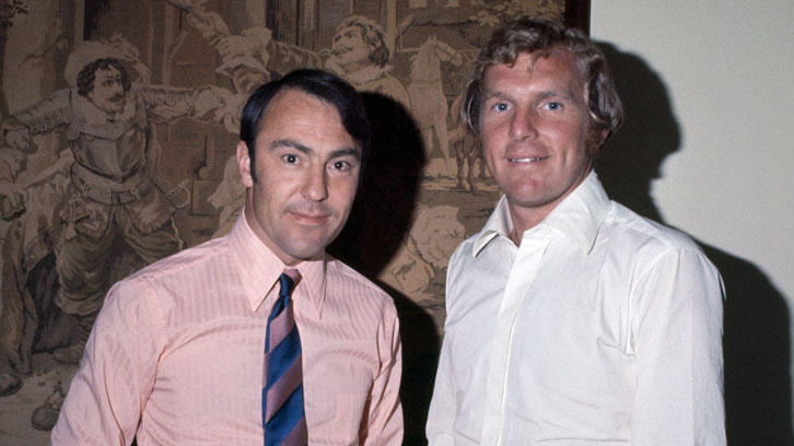 Jimmy Greaves with Bobby Moore