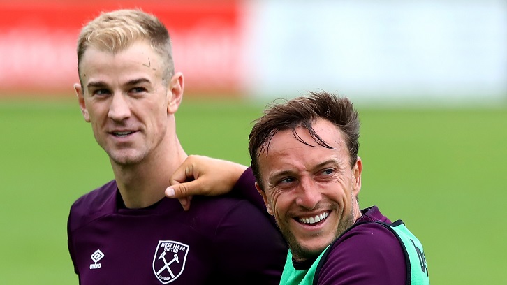 Mark Noble and Joe Hart