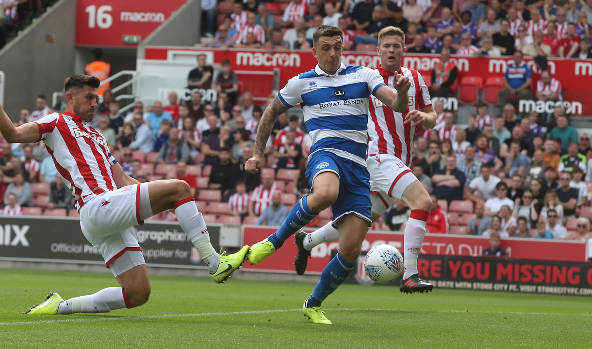 Jordan Hugill scores against Stoke