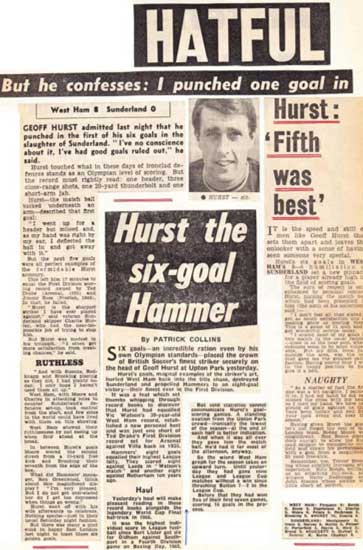 Geoff Hurst cutting 1968