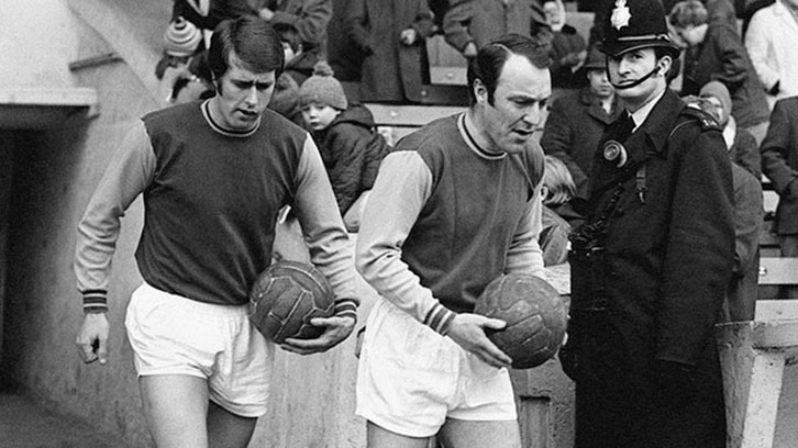 Geoff Hurst and Jimmy Greaves 