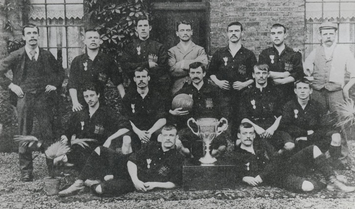 Thames Ironworks FC in 1896