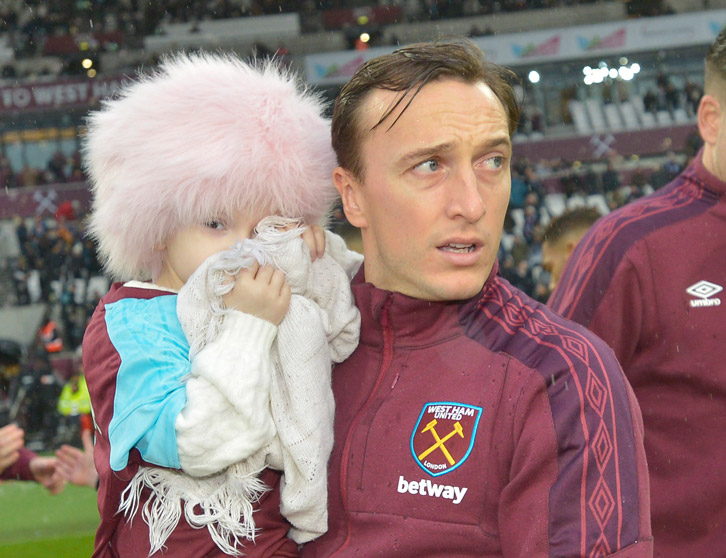 Isla Caton with Mark Noble